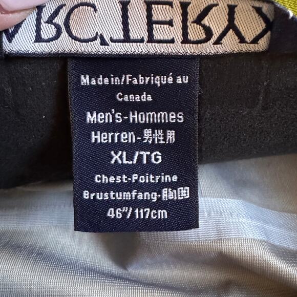 Vintage Arc'teryx Sidewinder Men's Size XL Sv Goretex XCR Jacket Green Recco - Picture 11 of 16